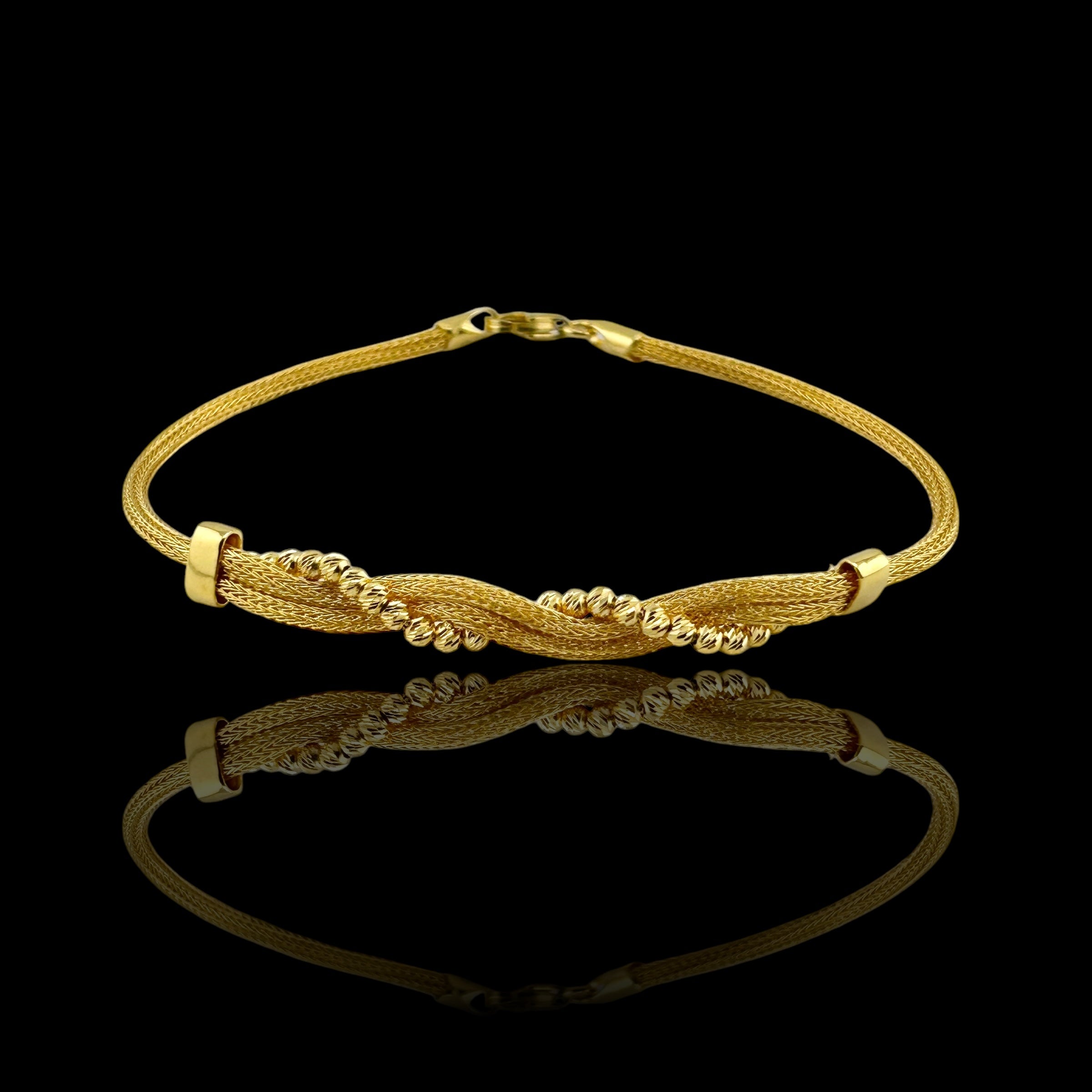 21K Solid Gold Bracelet