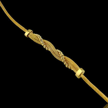 21K Solid Gold Bracelet