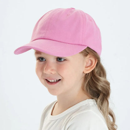 Baby Girl Baseball Caps Pink Black White Gray