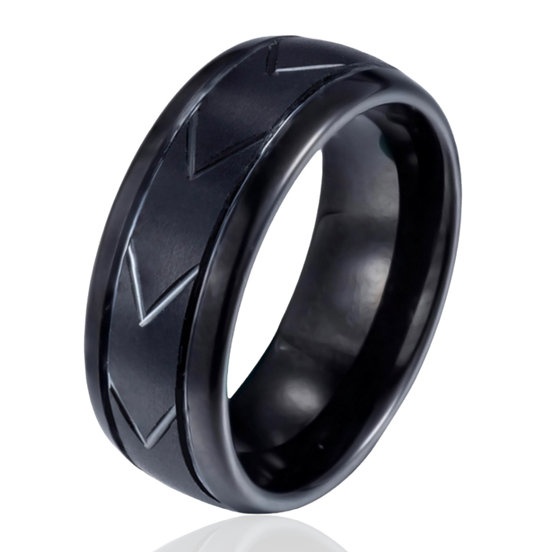 Black Arrow 8mm Tungsten Band