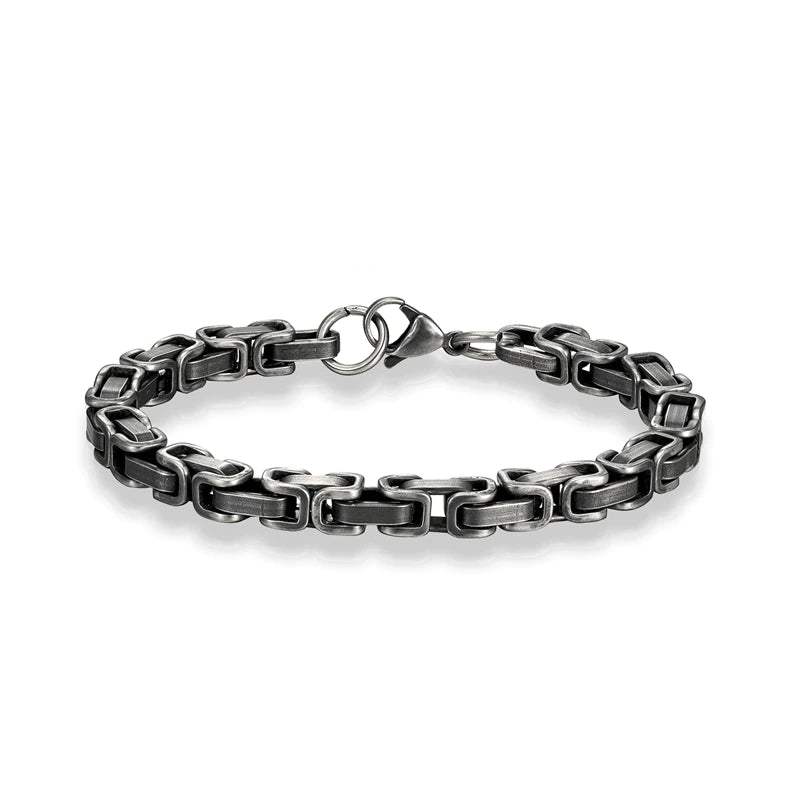 Stainless Steel Retro Byzantine 6mm Bracelet